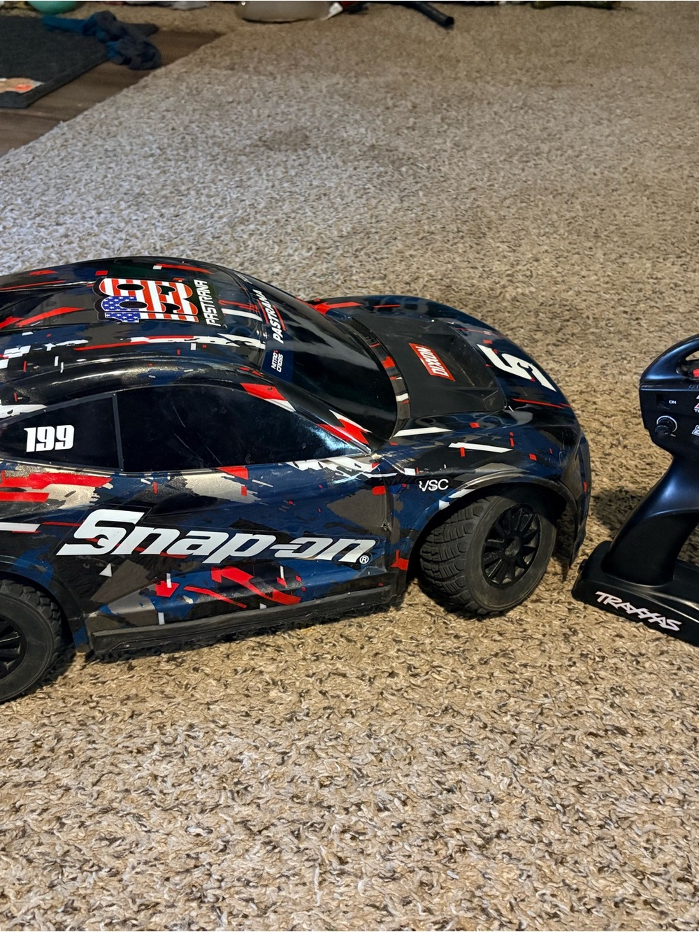 Snap-on Traxxas rally car